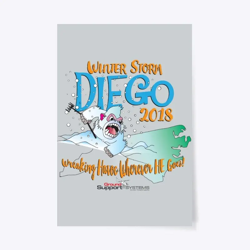 Winter Storm DIEGO 2018